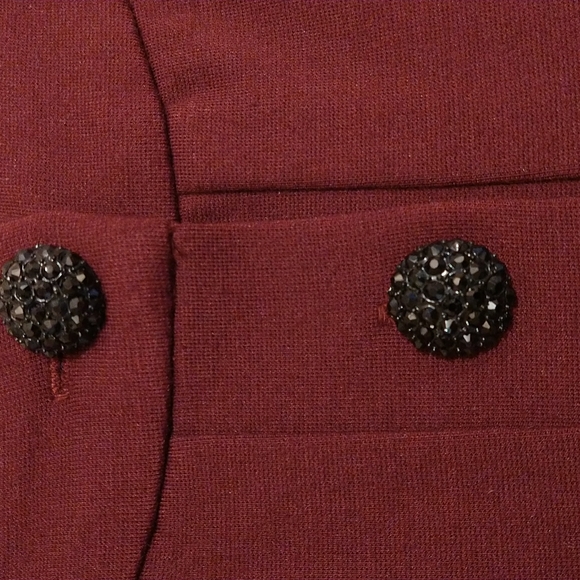 Talbot's maroon top Sz S - Picture 3 of 6